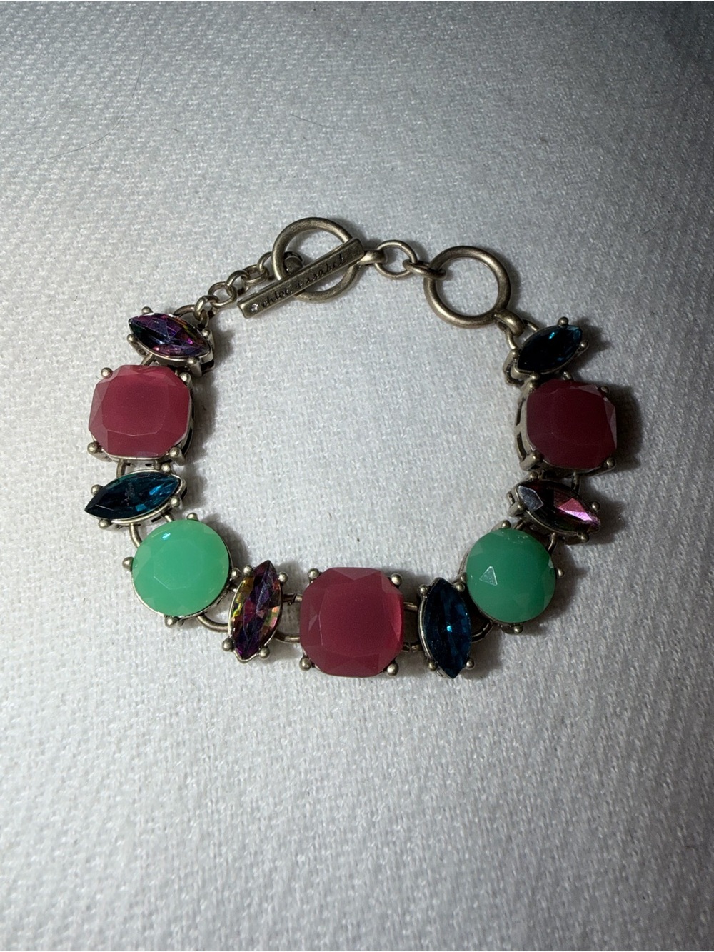 Vintage Chloe & Isabel Copacabana Multi-Stone Toggle Link Bracelet